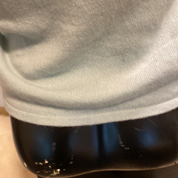 Dd Collection Pretty Cashmere Blue Short Sleeve Sweater - Picture 6 of 11